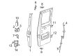 Dodge B2500 Door Latch Assembly Diagram - 55359158AC