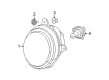 Jeep Headlight Bulb Diagram - 68604856AA