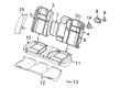 2010 Dodge Charger Seat Cover Diagram - 1CK881D1AA