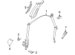 Dodge Challenger Seat Belt Diagram - 1BX251DVAB