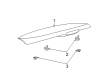 Jeep Spoiler Diagram - 68086312AG
