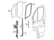 Ram ProMaster EV Door Seal Diagram - 68717871AA
