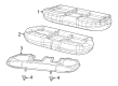 2023 Dodge Hornet Seat Cushion Diagram - 68612780AA