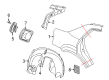 Chrysler 300 Fuel Filler Housing Diagram - 68422925AB