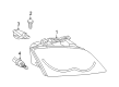Chrysler Headlight Diagram - 4857728AC
