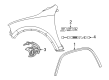 Dodge Durango Emblem Diagram - 68402188AB