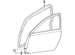 Chrysler Cirrus Door Seal Diagram - 4814778AD