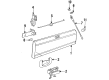 1997 Dodge Ram 3500 Tailgate Handle Diagram - 55074580AC