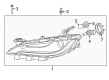 Chrysler 200 Headlight Diagram - 68284783AB