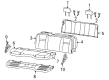 Dodge Ram 1500 Seat Cushion Diagram - 68050741AA