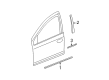 2002 Dodge Neon Door Moldings Diagram - QK58TZZ