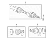 Chrysler CV Boot Diagram - 5080006AA