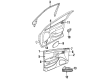 Chrysler LHS Door Seal Diagram - 4780277