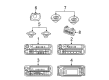 2006 Chrysler Sebring Car Speakers Diagram - 5059185AD