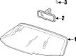 Dodge Viper Windshield Diagram - 4897447AA