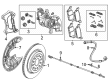 Ram 1500 Brake Dust Shield Diagram - 68470837AA