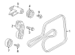 Jeep Idler Pulley Bolt Diagram - 6511288AA