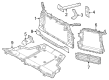 Jeep Compass Radiator Support Diagram - 68443369AA