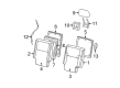 Jeep Commander Seat Cover Diagram - 1PX26ZJ3AA