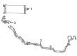 Jeep Wagoneer L Transmission Oil Cooler Hose Diagram - 68448242AA