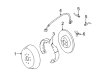 Jeep Liberty Backing Plate Diagram - 5066150AA