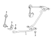 Dodge Dart Sway Bar Kit Diagram - 68192508AC