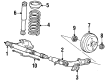 Dodge Colt Strut Housing Diagram - MB515097