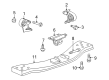 Jeep Liberty Engine Mount Diagram - 52129089AE