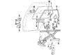 Dodge Ram 50 Door Handle Diagram - MB321411