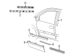 Chrysler Town & Country Door Seal Diagram - 4717832AE