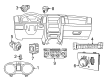 Jeep Blower Control Switches Diagram - 55111833AO