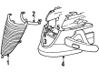 2002 Chrysler Prowler Grille Diagram - PJ26TZZ