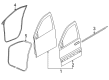Jeep Door Seal Diagram - 55399213AE
