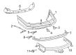 2004 Jeep Grand Cherokee Bumper Diagram - 68040730AA