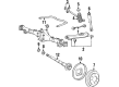Dodge Colt Wheel Bearing Dust Cap Diagram - MB338780