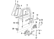Dodge D150 Door Latch Assembly Diagram - 4217705