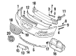 Chrysler Sebring Bumper Diagram - MR296446