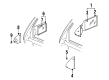 Dodge D250 Car Mirror Diagram - 4339307