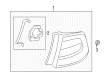 2016 Dodge Dart Tail Light Diagram - 68081394AH