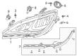 Chrysler Pacifica Headlight Diagram - 68228945AH