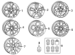 2024 Jeep Gladiator Spare Wheel Diagram - 4755304AA