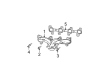 Jeep Commander Exhaust Manifold Diagram - 53013793AE
