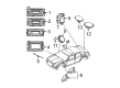 Jeep Grand Cherokee Car Speakers Diagram - 68423672AA