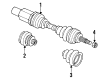 Chrysler Concorde Axle Shaft Diagram - 4798098