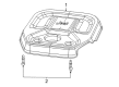 2020 Jeep Wrangler Engine Cover Diagram - 68608381AA