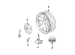 Chrysler Lug Nuts Diagram - 6036433AA