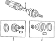 Chrysler Town & Country Axle Shaft Diagram - 4880210AH