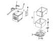 Jeep Patriot Battery Tray Diagram - 5115730AH