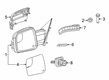 Ram Car Mirror Diagram - 68402128AA