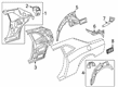 Chrysler 300 Fender Splash Shield Diagram - 68087134AC
